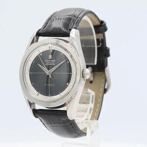 Vintage Universal Geneve Polerouter Gilt Dial Bombay Lugs Men's Wristwatch